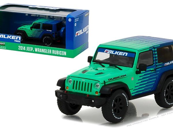 Greenlight 1:43 Jeep Collection – 2014 Jeep Wrangler Rubicon – Falken Tires