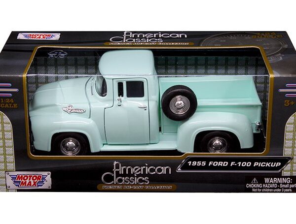 Motormax 1:24 1955 Ford F-100 Pickup â€“ Timeless Legends
