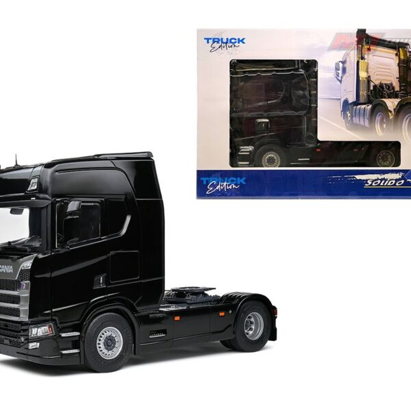 Solido 1:24 2023 Scania S580 Highline – Noir Master – Truck Edition