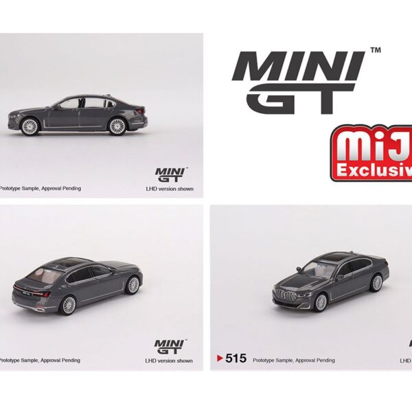 Mini GT 1:64 BMW 750Li xDrive Bernina Grey Amber Effect