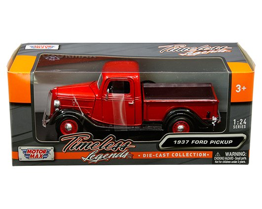 Motormax 1:24 1937 Ford Pickup â€“ Timeless Legends