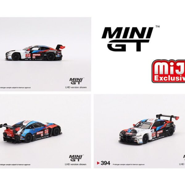 Mini GT 1:64 BMW M4 GT3 #24 BMW Team RLL  2022 IMSA Daytona 24 Hrs – Mijo Exclusive