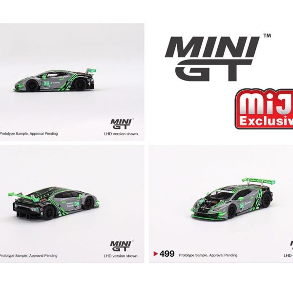 Mini GT 1:64 Lamborghini HuracÃ¡n GT3 EVO #39 2022 IMSA Road America 2nd Place – MiJo Exclusives USA