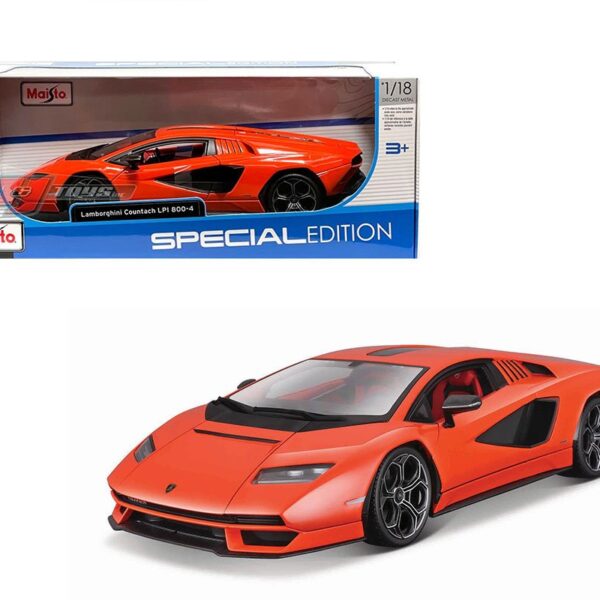 Maisto 1:18 Lamborghini Countach LPI 800-4 – Orange  – Special Edition