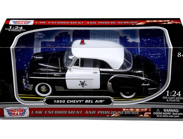 Motormax 1:24 1950 Chevrolet Bel Air Coupe Police