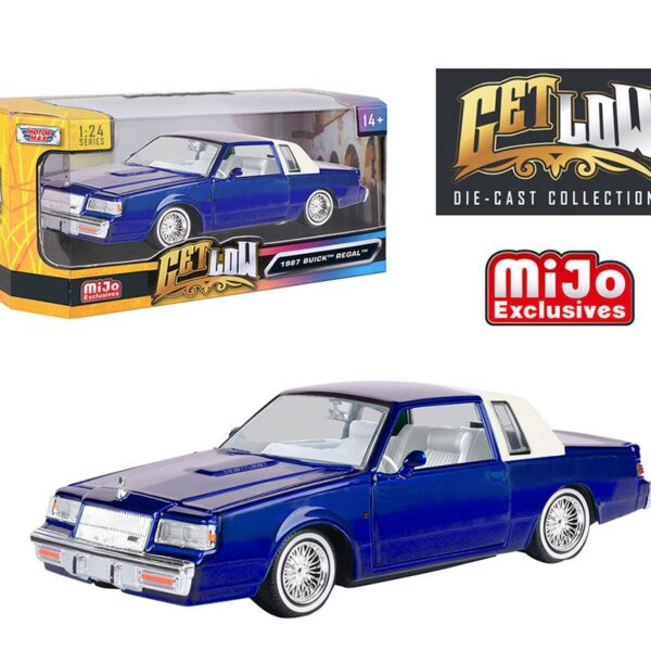 Motormax 1:24 1987 Buick Regal â€“ Get Low â€“ MiJo Exclusives