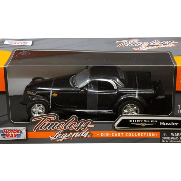 Motormax 1:24 Chrysler Howler – Black – Timeless Legends