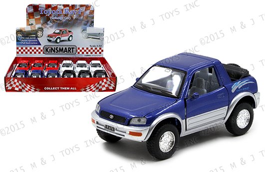 Kinsmart 1:32 Toyota Rav 4 (Concept Car) – Display Tray Set of 12