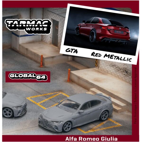 Tarmac Works 1:64 Alfa Romeo Giulia GTA – Red Metallic – Global64
