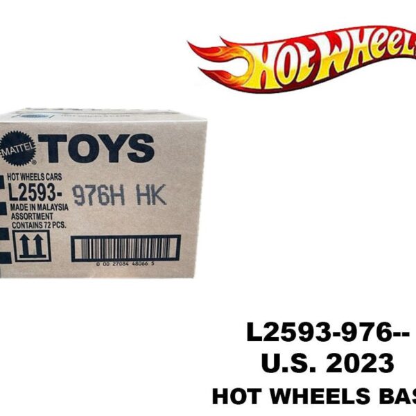 Hot Wheels 1:64 Basic Cars USA Assortment 2023 H Factory Sealed Case