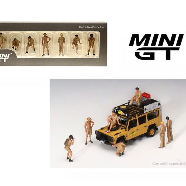 Mini GT 1:64 Metal Figurine Camel Trophy Crew