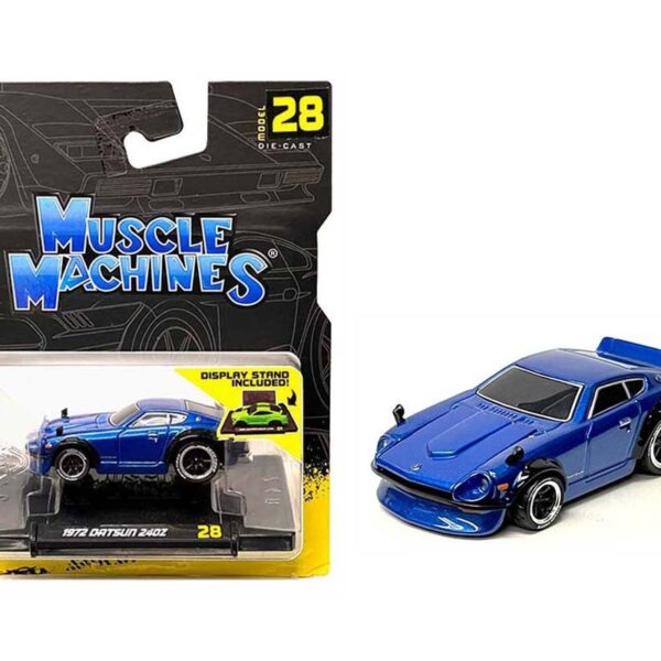 Muscle Machines 1:64 1972 Datsun 240Z Blue