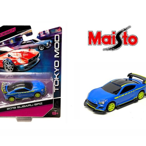 Maisto 1:64 Tokyo Mod 2019 Subaru BRZ – Blue – Maisto Design
