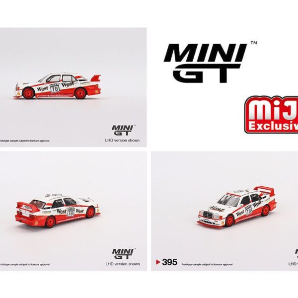 Mini GT 1:64 Mercedes-Benz 190E 2.5 16 Evolution II 1991 DTM #78 Lohr – Mijo Exclusive USA