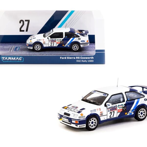 Tarmac Works 1:64 Ford Sierra RS Cosworth RAC Rally 1989 Colin McRae / Derek Ringer #27 – Hobby64