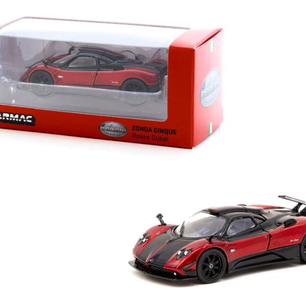 Tarmac Works 1:64 Pagani Zonda Cinque – Rosso Dubai (Red) – Global64