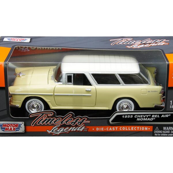 Motormax 1:24 1955 Chevrolet Nomad â€“ Timeless Legends