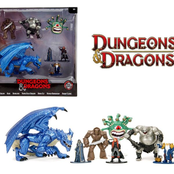 Jada 1.65″ Dungeons & Dragons Mega Pack – Nano MetalFigs