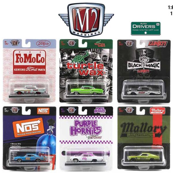 M2 Machines 1:64 Auto-Drivers Release 83 Assortment (6 styles)