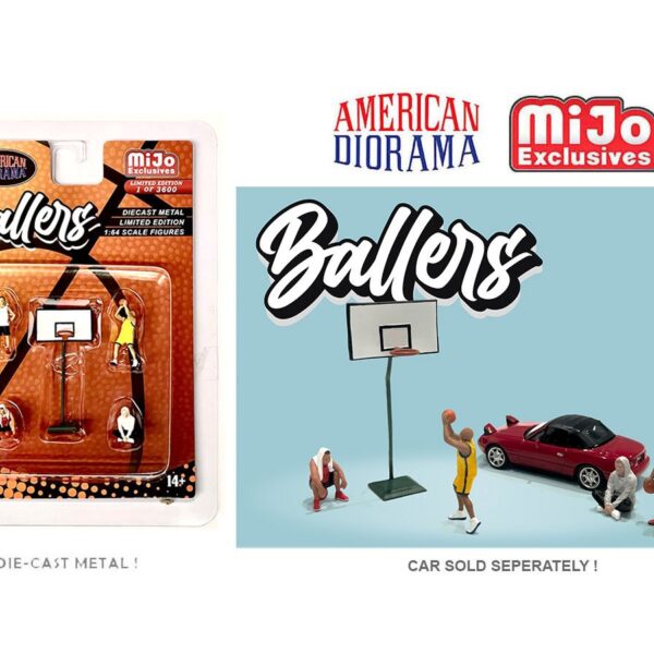 American Diorama 1:64 Ballers Set – Limited 3,600 Set – MiJo Exclusives