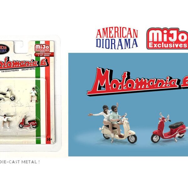 American Diorama 1:64 Motomania 6 Set – Limited 4,800 Set – MiJo Exclusives