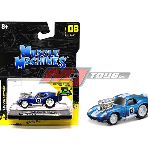 Muscle Machines 1:64 Shelby Daytona Coupe #13