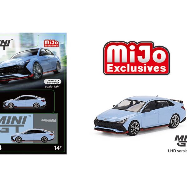 Mini GT 1:64 Hyundai Elantra N Performance Blue