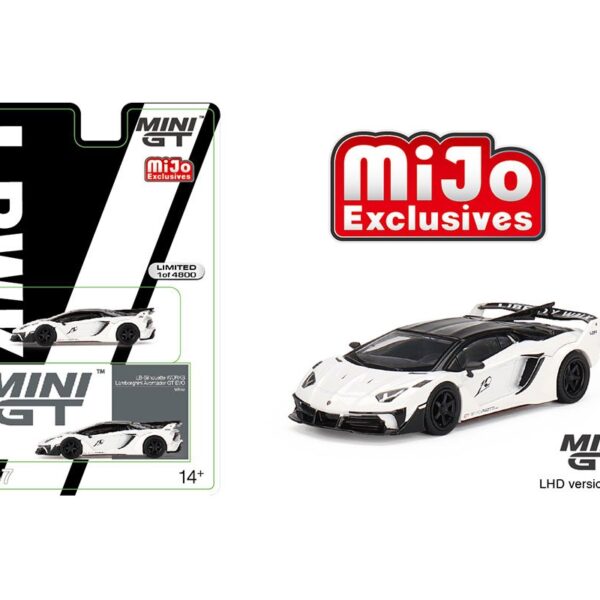 Mini GT 1:64 LB-Silhouette WORKS Lamborghini Aventador GT EVO Presentation