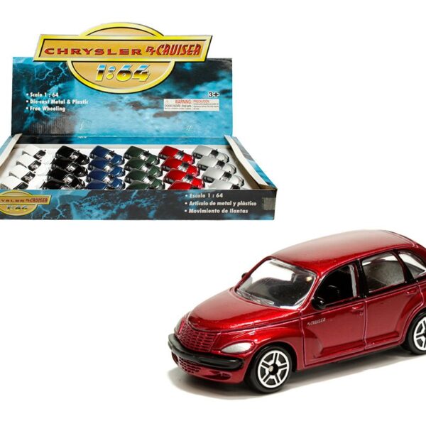 Chrysler PT Cruiser 1:64 – 6 Colors – Display Tray Set of 24