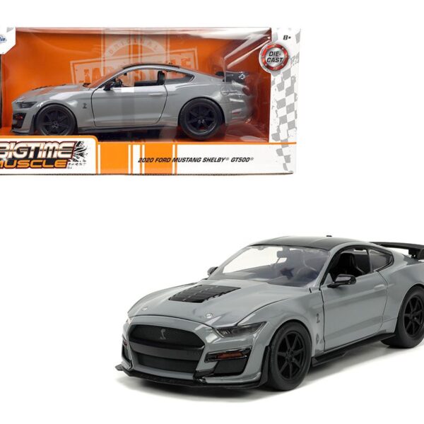 Jada 1:24 2020 Ford Mustang Shelby GT500 (Grey) â€“ Bigtime Muscle