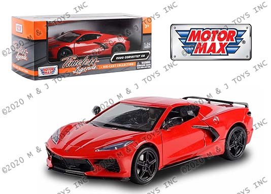 Motormax 1:24 2020 Chevrolet Corvette C8 Stingray -Timeless Legends