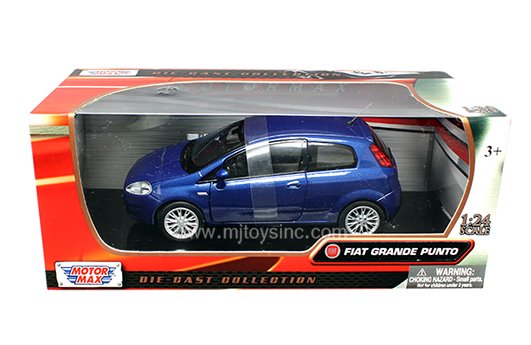 Motormax 1:24 Fiat Grande Punto (Blue)