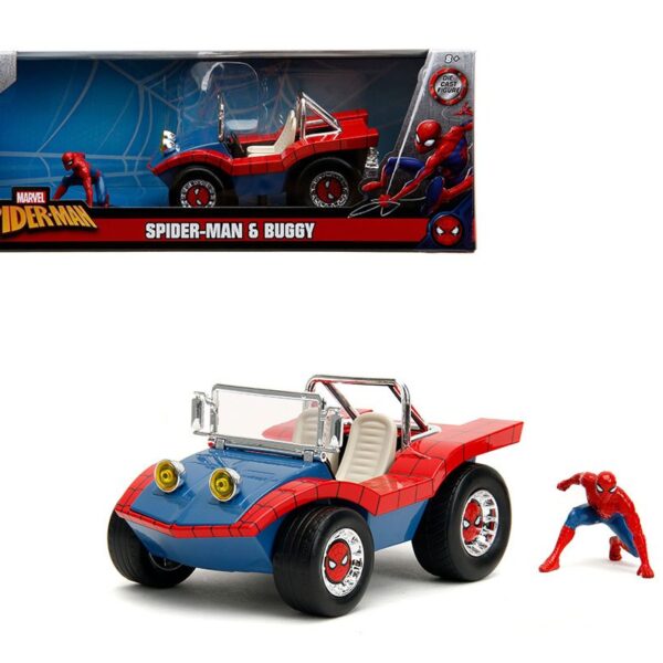 Jada 1:24 Spider Man Buggy With Spider Man – Spider Man – Hollywood Rides