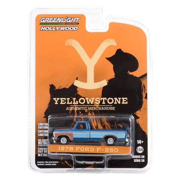 Greenlight 1:64 1978 Ford F-250 – Yellowstone (2018-Current TV Series) – Hollywood Series 38 – Solid Pack