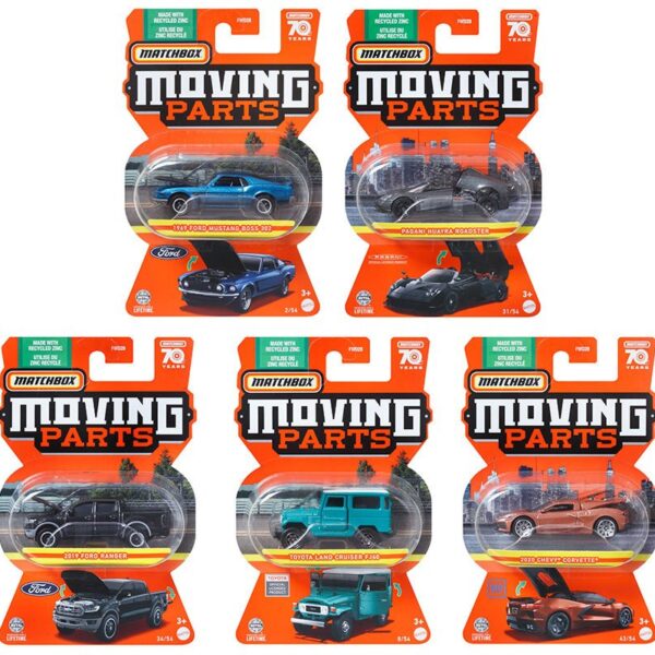 (Preorder) Matchbox 1:64 Moving Parts B Assortment