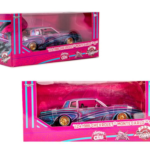 Maisto 1:24 1986 Chevrolet Monte Carlo – Pink – SuperCon