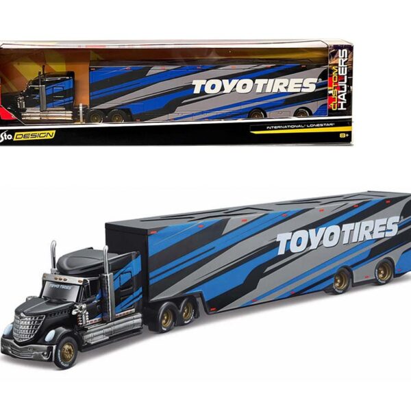 Maisto 1:64 Design Custom Hauler International Lone Star Toyo Tires