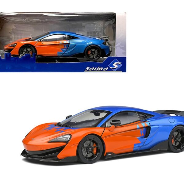 Solido 1:18 2019 McLaren 600LT F1 Team Tribute Livery – Blue with Orange