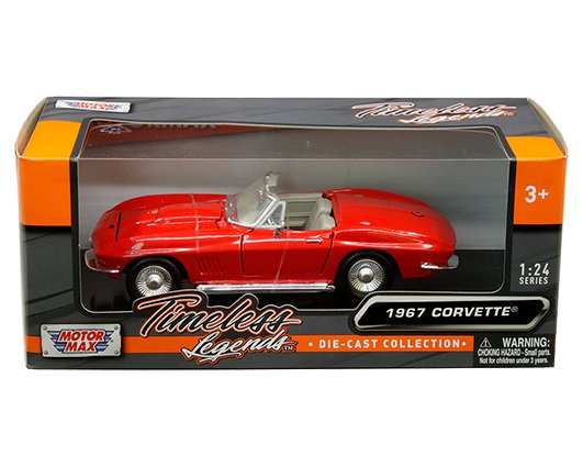 Motormax 1:24 1967 Chevrolet Corvette â€“ Timeless Legends