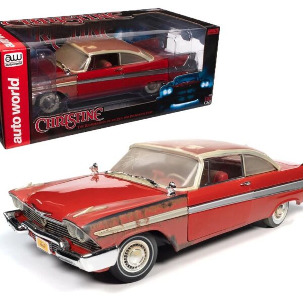 Auto World 1:18 1958 Plymouth Fury Partial Restore of an Evil Christine