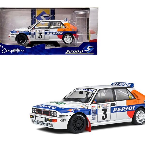 Solido 1:18 1993 Lancia Delta HF Integrale #3 Acropolis Rally – White