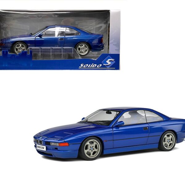 Solido 1:18 1990 BMW 850 (E31) CSI – Blue
