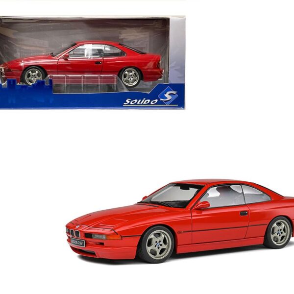 Solido 1:18 1990 BMW 850 (E31) CSI (Red)