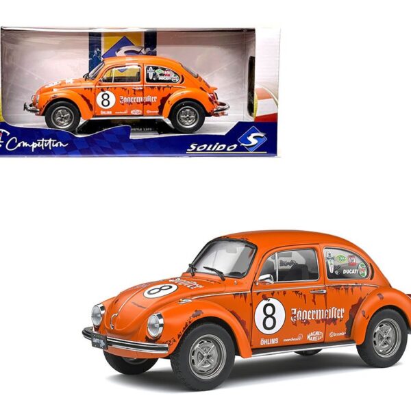 Solido 1:18 1974 Volkswagen Beetle 1303 Jagermeister Tribute (Orange)