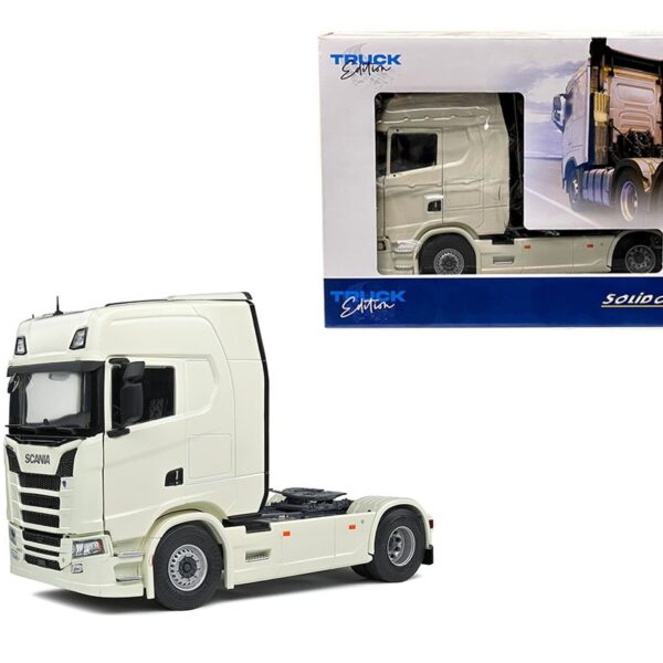 Solido 1:24 Semi Truck Edition Scania S580 Highline – Cream – Limited Edition