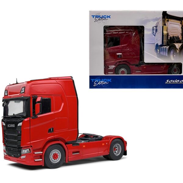 Solido 1:24 Semi Truck Edition Scania S580 Highline – Red – Limited Edition