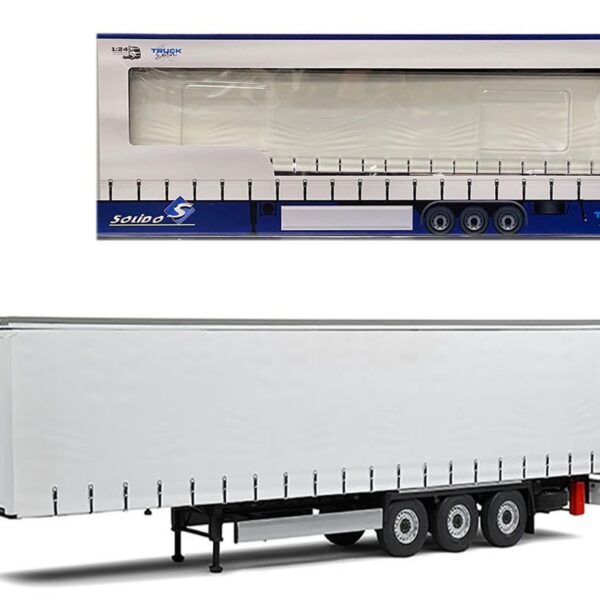 Solido 1:24 Semi Canvas Trailer – White – Limited Edition