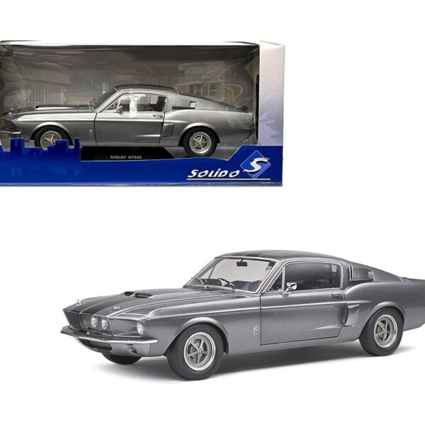 Solido 1:18 1967 Shelby GT500 – Grey With Black Stripes