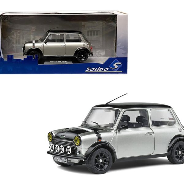 Solido 1:18 1998 Mini Cooper Sport – Silver