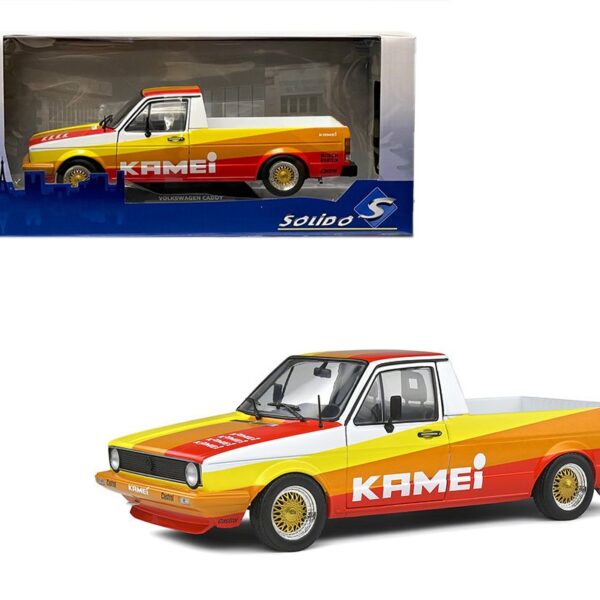 Solido 1:18 1982 Volkswagen Caddy Mk1 Kamei Tribute – Orange